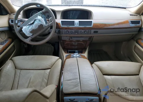 2003 BMW 745 Li z USA, uszkodzony, nr VIN WBAGN63473DR11860